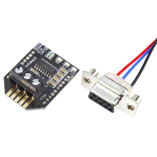 NCD MAX3232 ZRS가있는 RS-232 직렬 통신 모듈 - RS-232 모듈과 케이블이 달린 D-SUB 커넥터 구성품