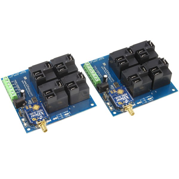 NCD MirXR4x0_KIT - 대형 릴레이 4개가 장착된 고전력 릴레이 보드 2개