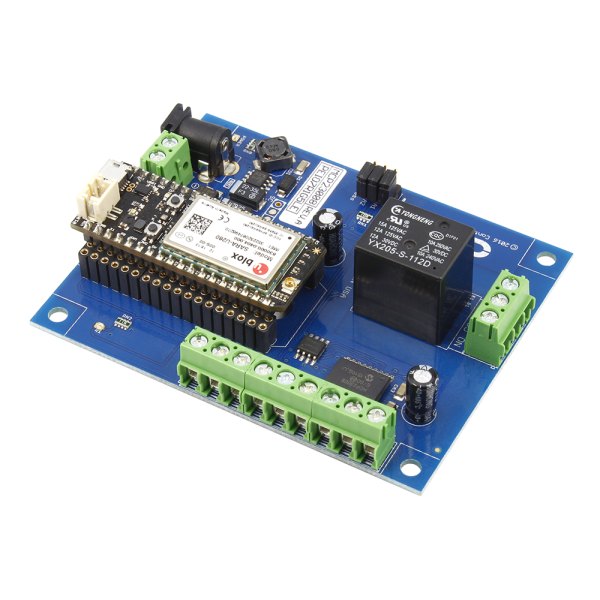 NCD 1 채널 범용 SPDT 릴레이 실드 + 7 GPIO (IoT 인터페이스 포함) - 릴레이와 단자대, IoT 모듈이 장착된 1채널 릴레이 실드
