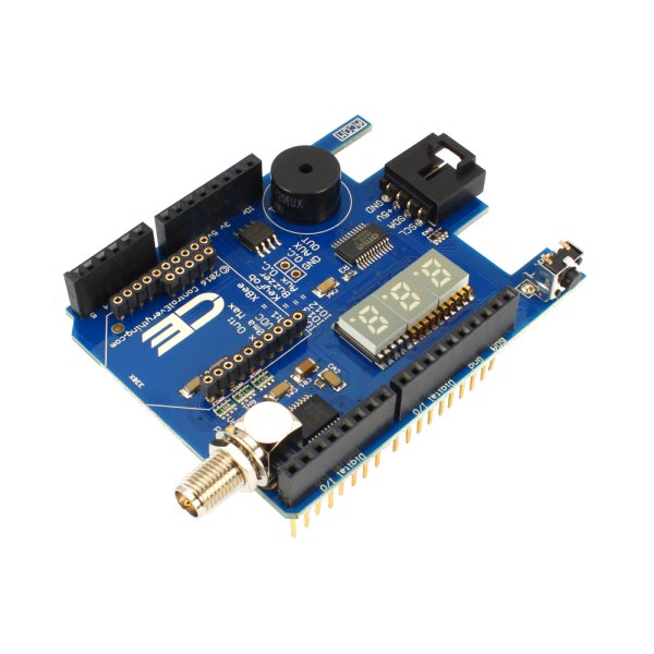 NCD PR14-2 - LED 표시창과 부저, 안테나 커넥터가 있는 실드 기판