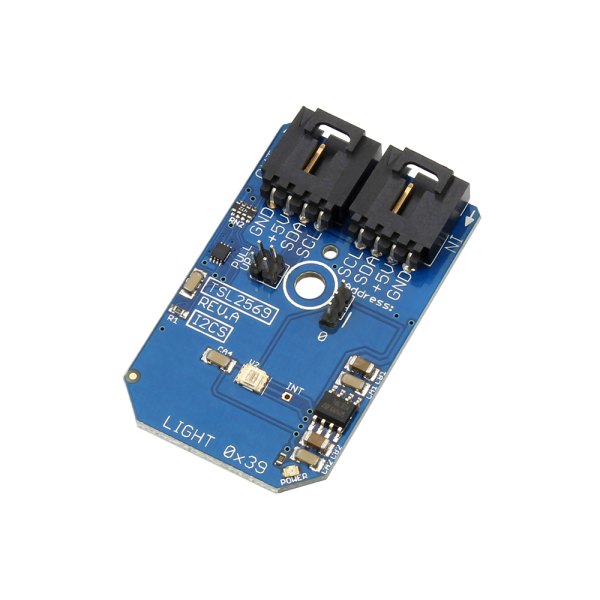 NCD PR5-18 - 반대 방향에서 본 광 센서 기판과 I2C 커넥터 모습