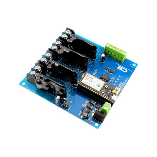 NCD 4 채널 솔리드 스테이트 릴레이 실드 + 4 GPIO (IoT 인터페이스 포함) - 솔리드 스테이트 릴레이 4개가 장착된 릴레이 실드