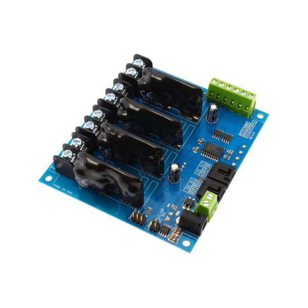 NCD 4 채널 솔리드 스테이트 릴레이 컨트롤러 + I2C 인터페이스가있는 GPIO 4 개 - 솔리드 스테이트 릴레이 4개가 장착된 컨트롤러 보드