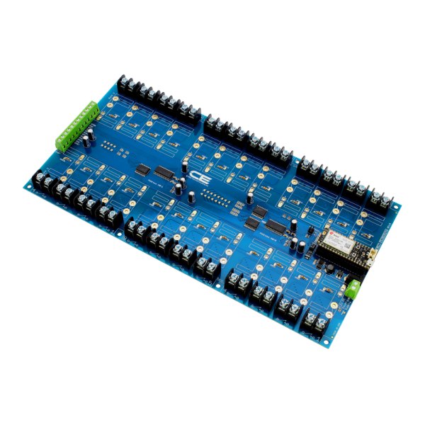 NCD 24 채널 솔리드 스테이트 릴레이 실드 + 8 개의 GPIO (IoT 인터페이스 포함) - 솔리드 스테이트 릴레이와 IoT 모듈이 장착된 24채널 실드