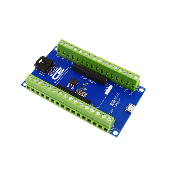 NCD PR32-5 - 양쪽 나사 단자대와 마이크로 USB 포트가 있는 보드