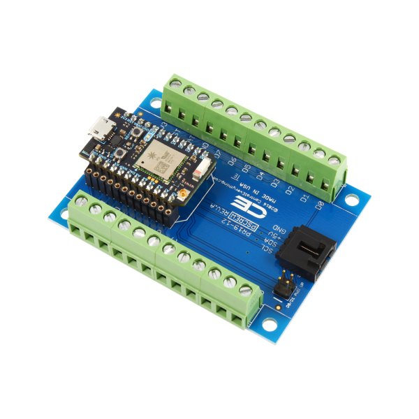NCD PR19-12 - 마이크로 USB 모듈이 장착된 단자대 보드 상단면