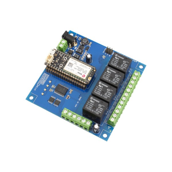 NCD 4 채널 범용 SPDT 릴레이 실드 + 4 GPIO (IoT 인터페이스 포함) - 무선 모듈과 릴레이, 단자대가 실장된 4채널 보드