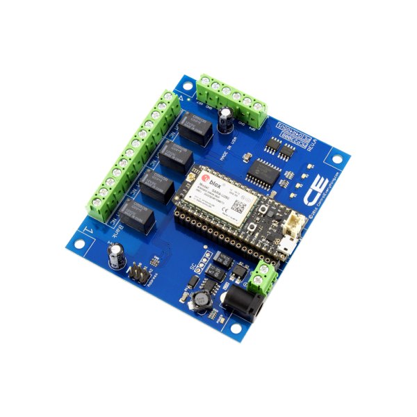 NCD 4 채널 1Amp SPDT 신호 릴레이 실드 + 4 GPIO (IoT 인터페이스 포함) - 무선 모듈이 장착된 4채널 신호 릴레이 보드