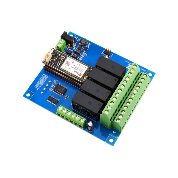 NCD 4 채널 DPDT 신호 릴레이 실드 + 4 GPIO (IoT 인터페이스 포함) - 무선 모듈과 릴레이, 단자대가 실장된 4채널 보드