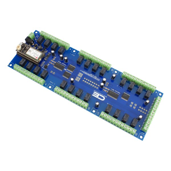 NCD 24 채널 1Amp SPDT 신호 릴레이 실드 + 8 개의 GPIO (IoT 인터페이스 포함) - 무선 모듈이 장착된 24채널 신호 릴레이 보드