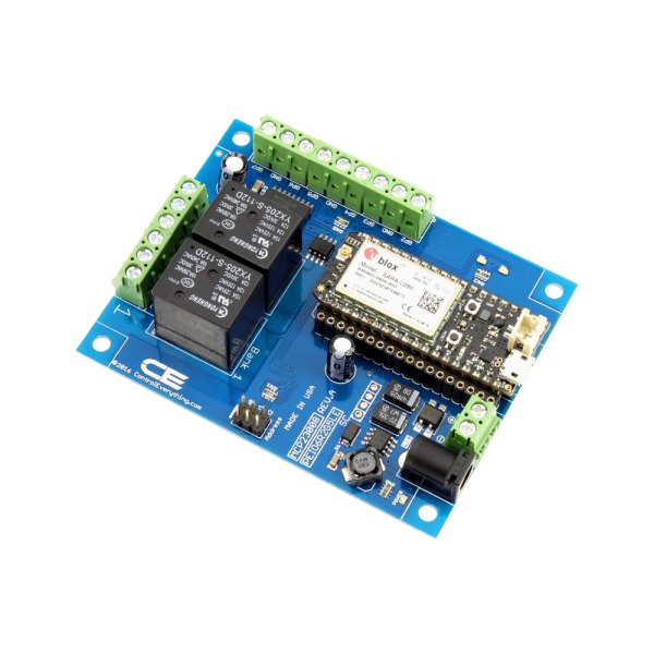 NCD 2 채널 범용 SPDT 릴레이 실드 + IoT 인터페이스가있는 GPIO 6 개 - 릴레이 두 개와 무선 모듈이 실장된 2채널 보드