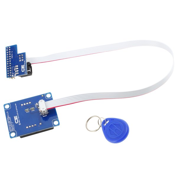 NCD PR32-9 - RFID 리더 보드와 어댑터, 키 태그, 리본 케이블 구성
