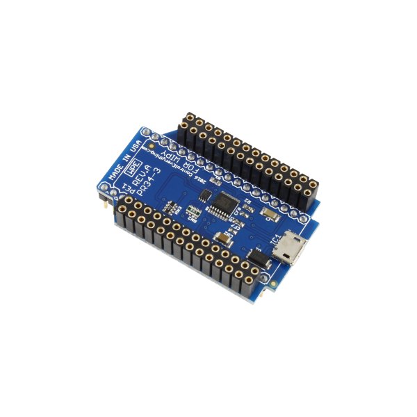 NCD PR34-3 - 소켓 핀과 마이크로 USB 포트가 있는 어댑터 보드