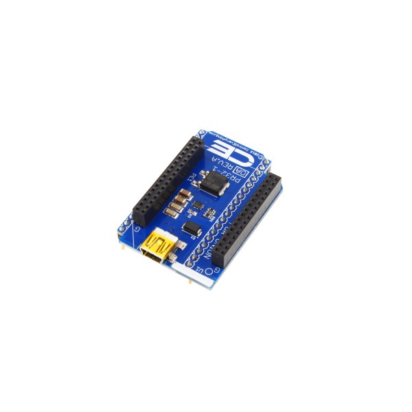 NCD PR32-1 - 소켓과 USB 포트가 있는 파란 어댑터 보드