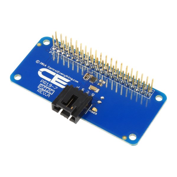NCD PR19-7 - 핀 헤더와 I2C 커넥터가 있는 파란 쉴드 보드