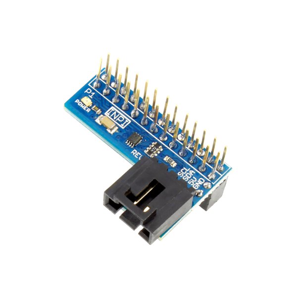 NCD PR1-22 - 핀 헤더와 안쪽을 향한 I2C 커넥터가 있는 쉴드 보드