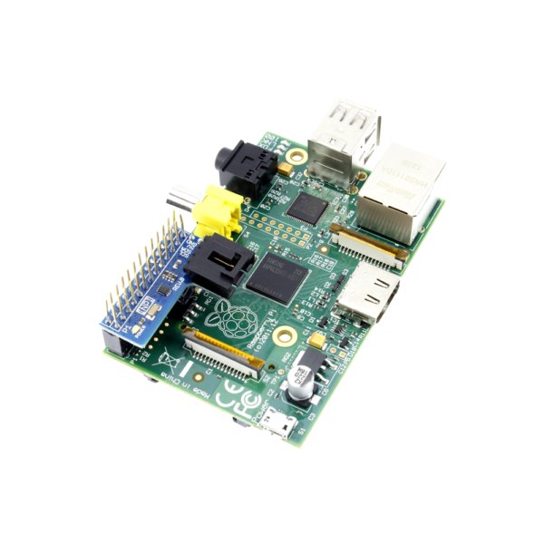 NCD PR1-22 - 라즈베리 파이에 I2C 쉴드를 장착한 모습