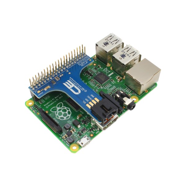 NCD PR2-3 - 라즈베리 파이 위에 I2C 쉴드를 얹은 모습