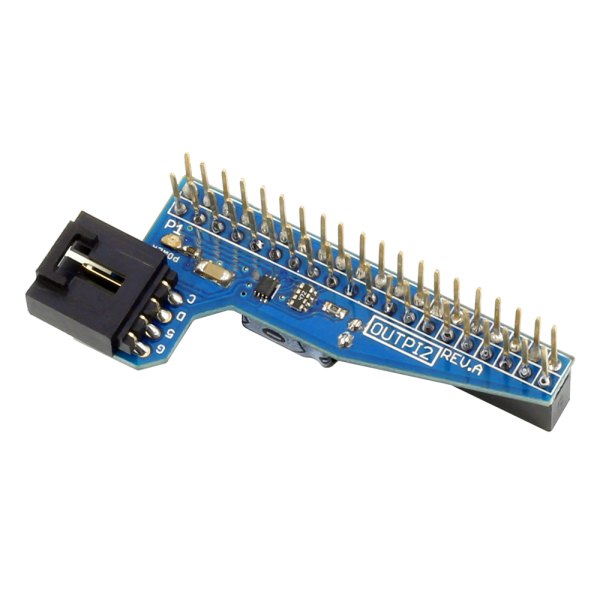 NCD PR2-2 - 긴 핀 헤더와 I2C 커넥터가 달린 파란 쉴드 보드