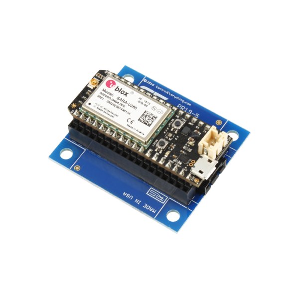 NCD PR19-5 - 무선 모듈 보드를 장착한 I2C 차폐 기판 모습