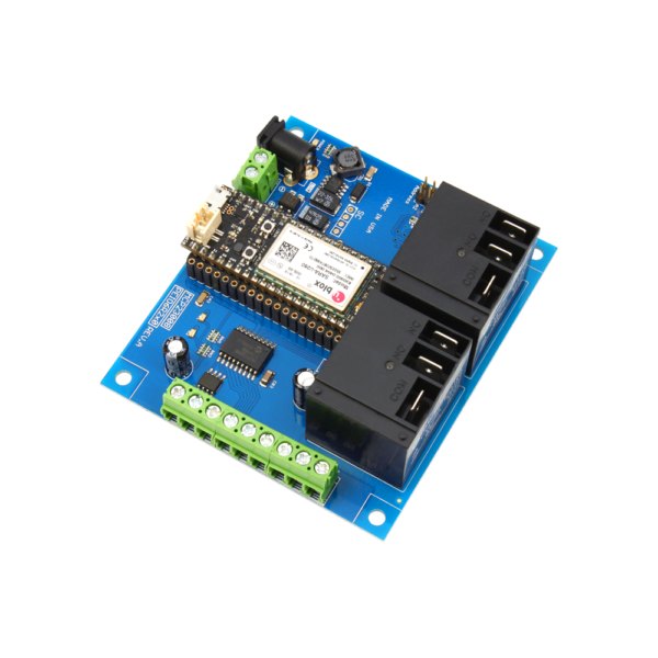 NCD 2 채널 고전력 릴레이 컨트롤러 실드 + IoT 인터페이스가있는 GPIO 6 개 - 무선 모듈과 대형 릴레이 두 개가 있는 컨트롤러 실드