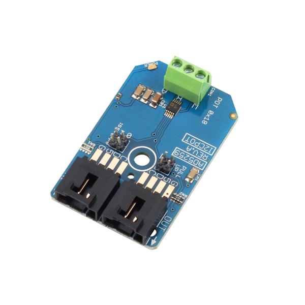 NCD Analog Devices AD5259 디지털 포텐쇼미터 1 채널 256- 위치 I2C 미니 모듈 - 포텐쇼미터 단자대와 I2C 커넥터가 있는 미니 모듈
