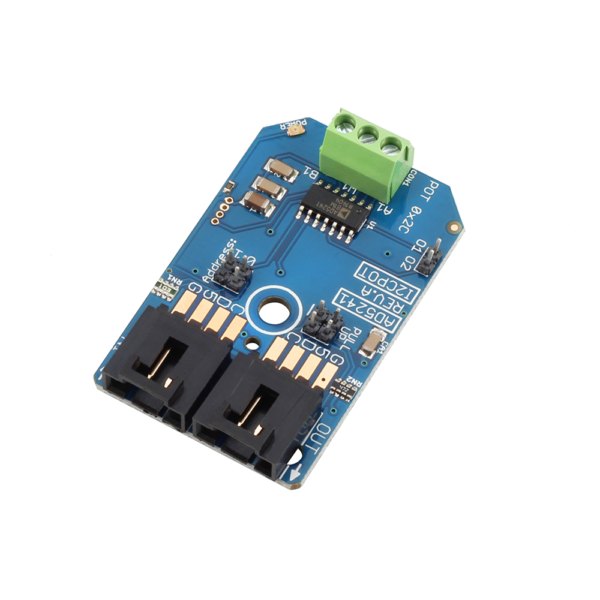 NCD Analog Devices AD5241 디지털 포텐쇼미터 1 채널 256- 위치 디지털 출력 I2C 미니 모듈 - 단자대와 I2C 커넥터가 보이는 디지털 포텐쇼미터 모듈