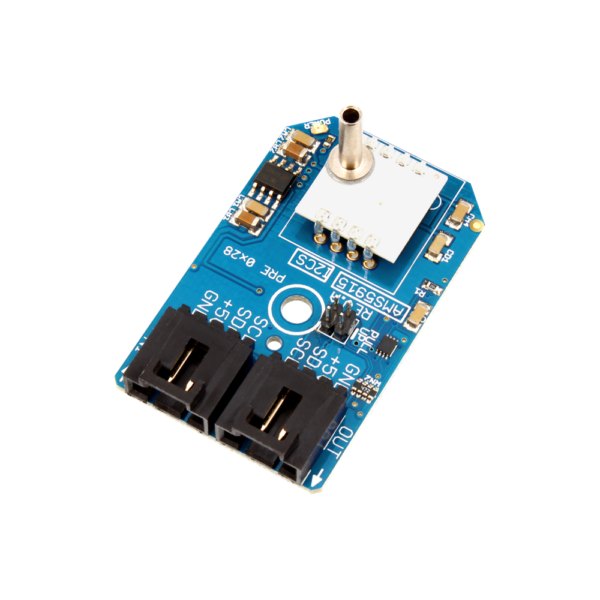 NCD PR6-26 - 압력 포트 노즐과 I2C 커넥터가 보이는 압력 센서 모듈