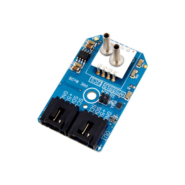 NCD PR6-19 - 압력 포트 노즐과 I2C 커넥터가 보이는 압력 센서 모듈