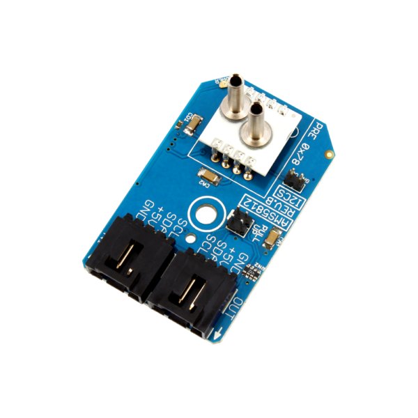 NCD PR3B-21 - 압력 포트 노즐과 I2C 커넥터가 보이는 압력 센서 모듈