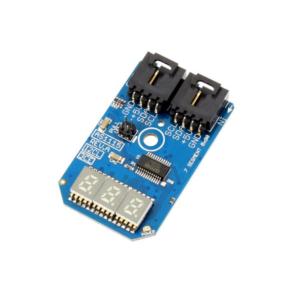 NCD PR13-6_RED - I2C 커넥터와 7세그먼트 숫자 표시부가 있는 미니 모듈