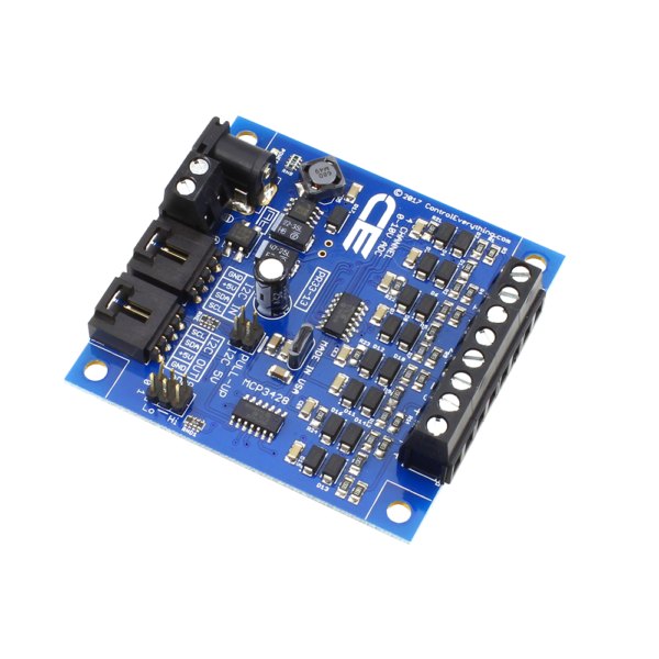 NCD PR33-13 - 전원 잭과 I2C 커넥터가 보이는 4채널 변환 기판