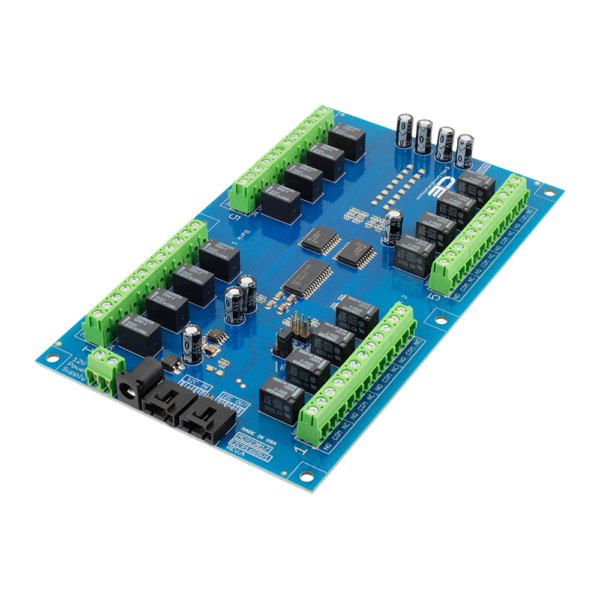 NCD I2C 인터페이스가있는 16 채널 1A SPDT 신호 릴레이 컨트롤러 - 소형 릴레이가 늘어선 16채널 릴레이 기판
