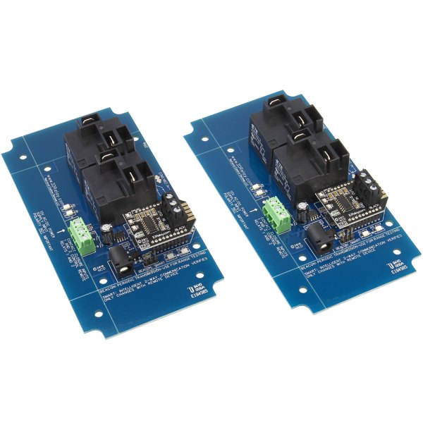 NCD MirXR2x0_ZRS_KIT - 고전력 릴레이가 실장된 송신기와 수신기 기판 한 쌍