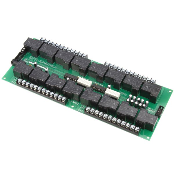 NCD XR1620HP - 릴레이 16개가 두 줄로 장착된 확장 릴레이 보드