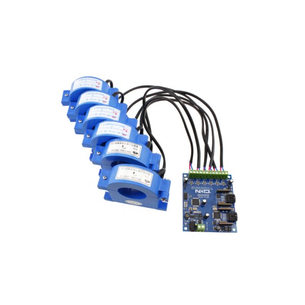 NCD XB2CMAC6XXXA_OPCTL38AL-600-amp - 전류 센서 6개와 모니터링 기판 구성