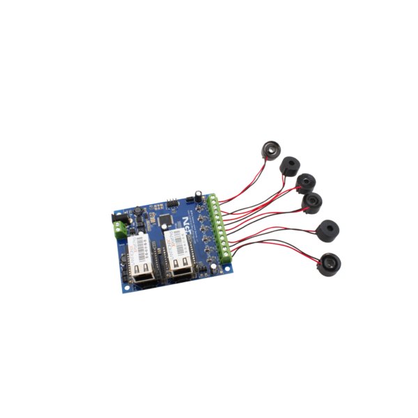 NCD XB2CMAC6XXXA_DLCT27CL20-20-amp - 소형 전류 센서가 연결된 6채널 모니터 기판