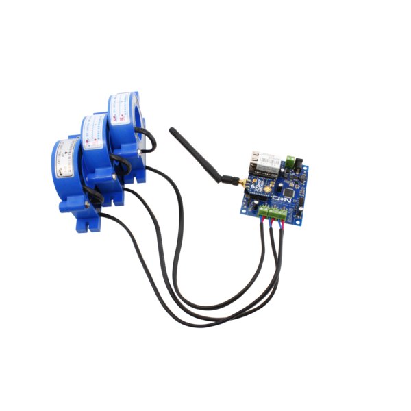 NCD XB2CMAC3XXXA_OPCTL38AL-600-amp - 파란색 전류 센서 3개와 안테나 모니터 기판