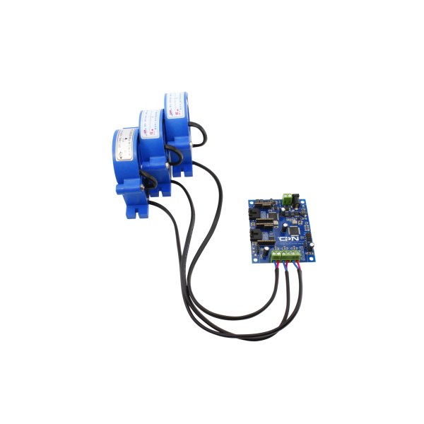 NCD XB2CMAC3XXXA_OPCTL38AL-600-amp - 센서 케이블이 연결된 3채널 모니터 기판
