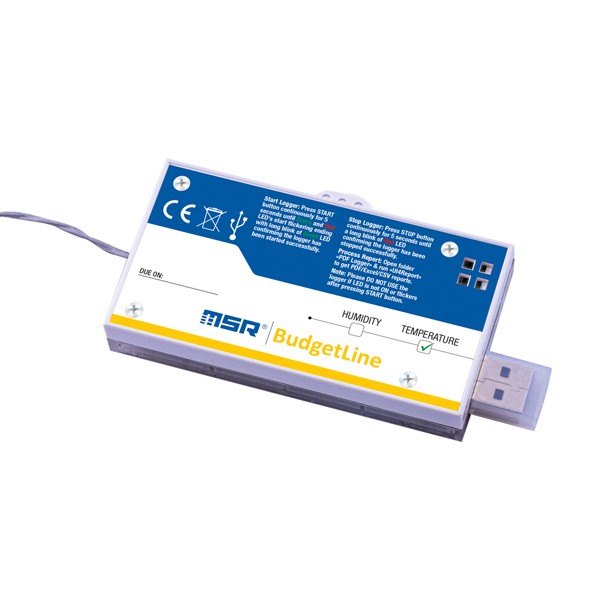 MSR86 - USB 단자가 달린 PDF 온도 데이터로거 외형