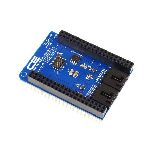 NCD PR35-21 - 이중 I2C 포트가 보이는 파란색 쉴드 기판