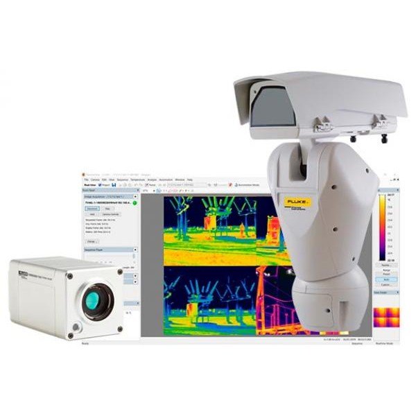FLUKE PROCESS INSTRUMENTS TV40 - 팬틸트 하우징과 카메라, 소프트웨어 화면 구성