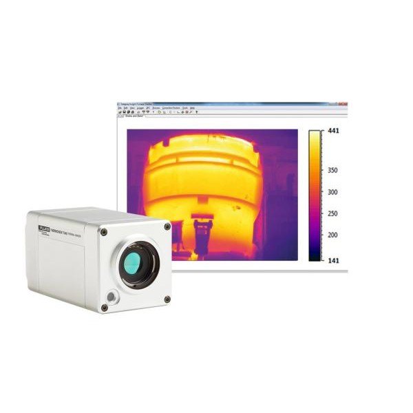 FLUKE PROCESS INSTRUMENTS TV40 - 열화상 카메라와 가마 열화상 분석 화면