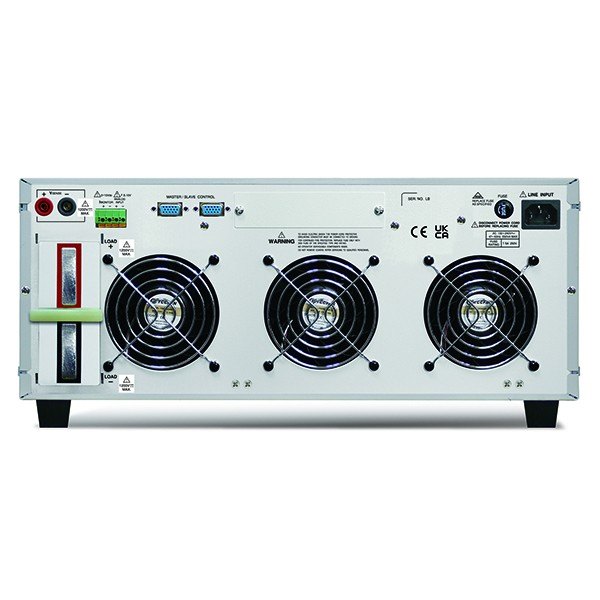 GWINSTEK PEL-5000G - 냉각 팬 세 개와 단자가 있는 전자부하 후면