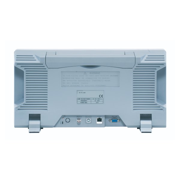 GWINSTEK GSP-818 - 스탠드와 단자가 있는 분석기 후면