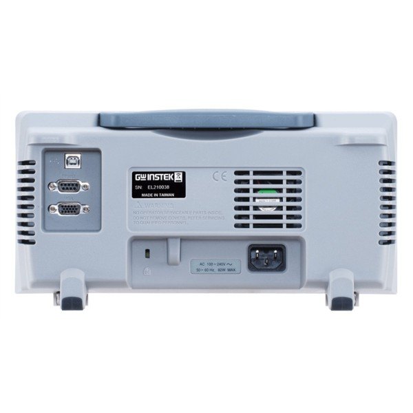 GWINSTEK GSP-730 - 단자와 전원부가 있는 분석기 후면