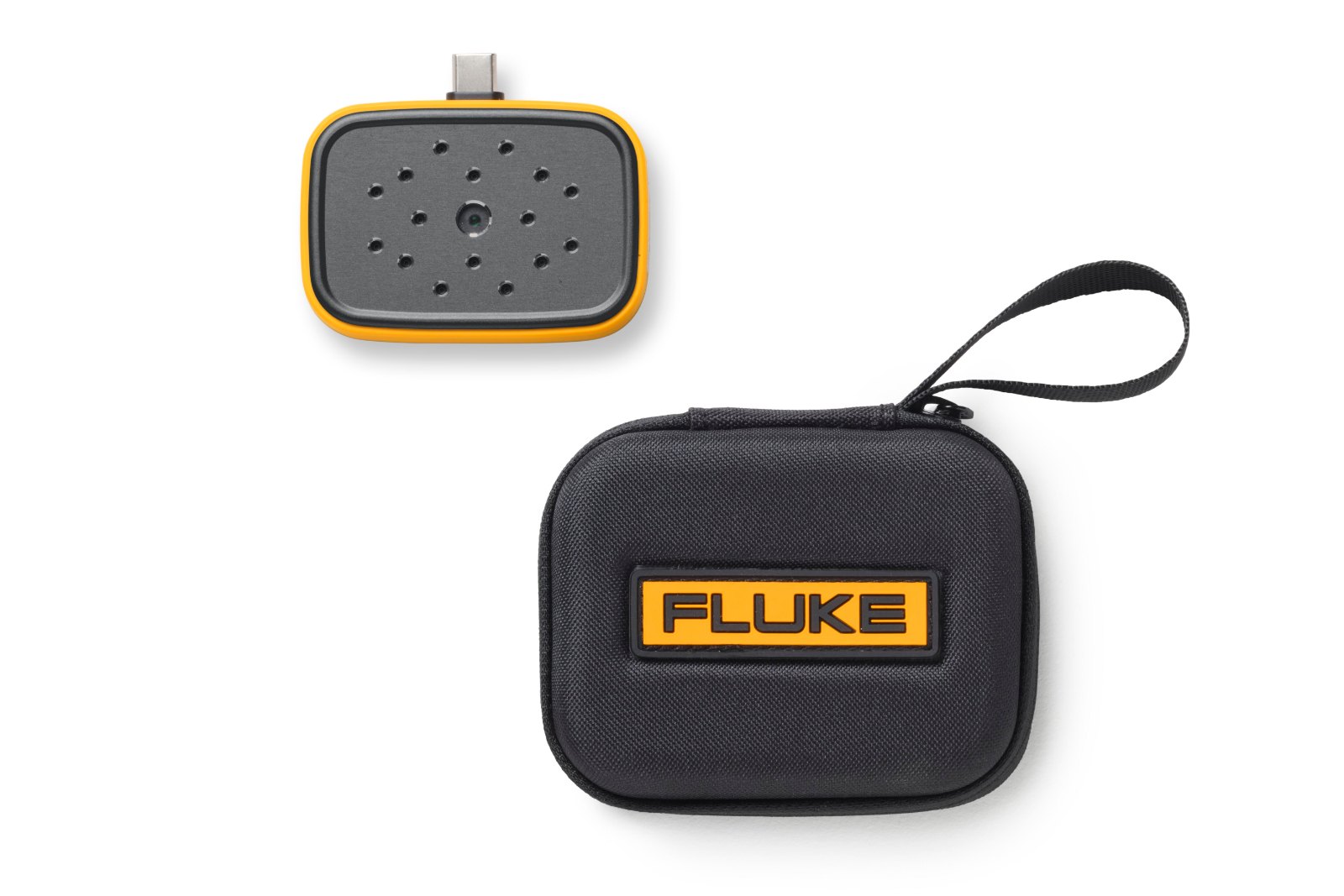 Fluke ii915 - 모듈 본체와 로고가 있는 지퍼형 휴대 케이스