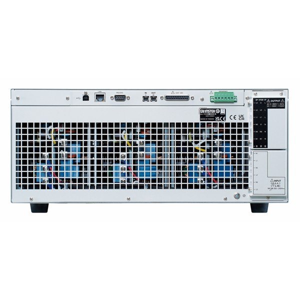 GWINSTEK ASR-6000 - 방열 그릴과 단자가 있는 전원공급기 후면