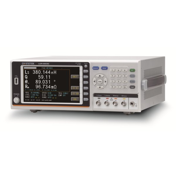 GWINSTEK LCR-8200(A) 시리즈 - 컬러 화면과 키패드, 측정 단자가 있는 벤치형 LCR 미터
