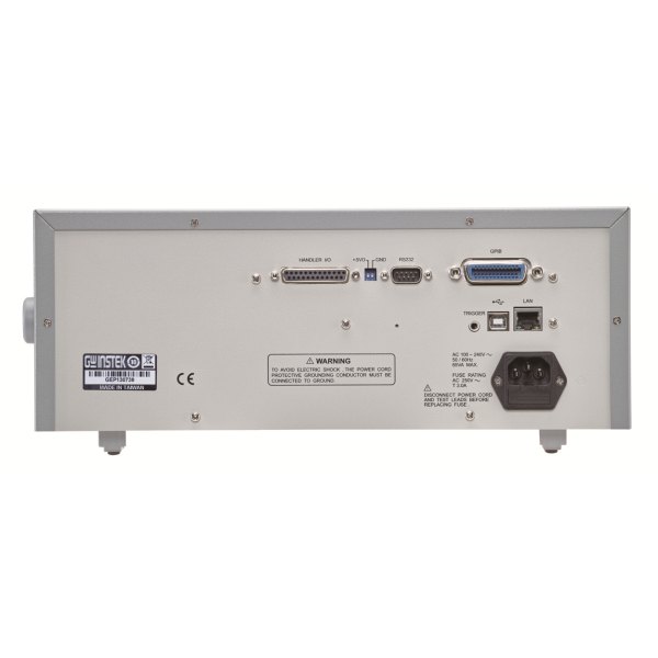 GWINSTEK LCR-8200(A) 시리즈 - 인터페이스 단자와 전원부가 있는 LCR 미터 후면